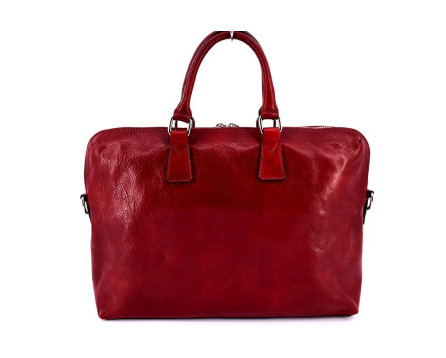 Kožená taška Arteddy - červená