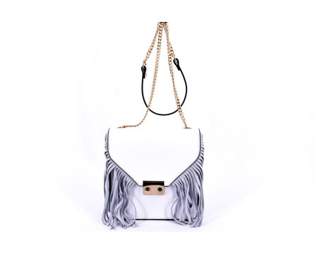 Dámská kožená kabelka crossbody Arteddy - bílá