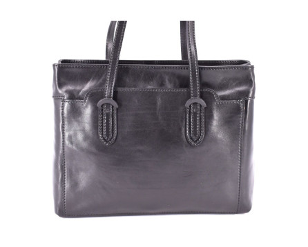 Dámská kožená kabelka Arteddy - černá