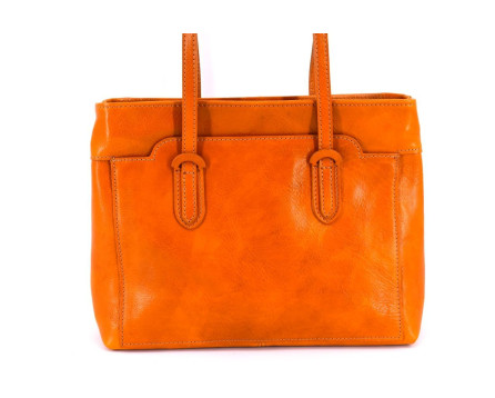 Dámská kožená kabelka Arteddy - camel