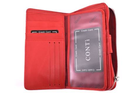 Dámská kožená lakovaná peněženka CONTI