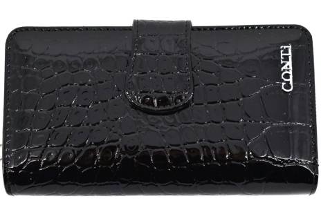 Dámská kožená lakovaná peněženka CONTI