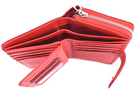 Dámská velká kožená lakovaná peněženka CONTI