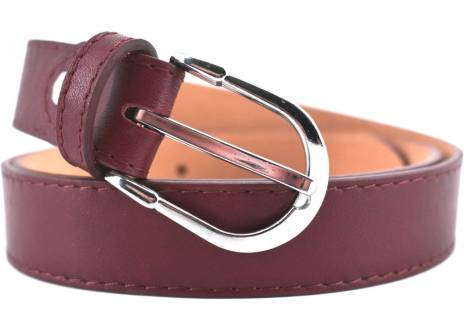 Dámský jednobarevný kožený opasek  Arteddy