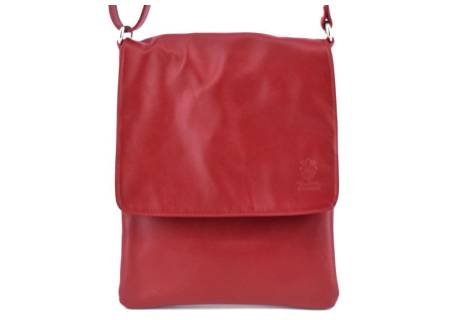 Dámská kožená crossbody kabelka s klopnou Arteddy