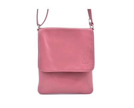 Dámská kožená crossbody kabelka s klopnou Arteddy