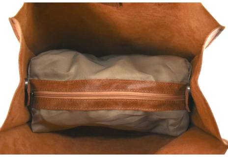 Dámská velká kožená kabelka Arteddy