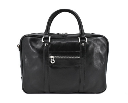 Kožená kabelka Arteddy - černá