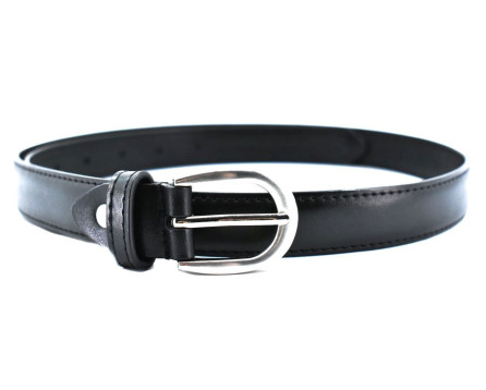 Dámský kožený opasek Arteddy - černá / 110