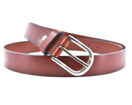 Dámský kožený opasek Arteddy - hnědá /105