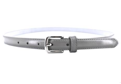 Dámský úzký jednobarevný kožený opasek Arteddy