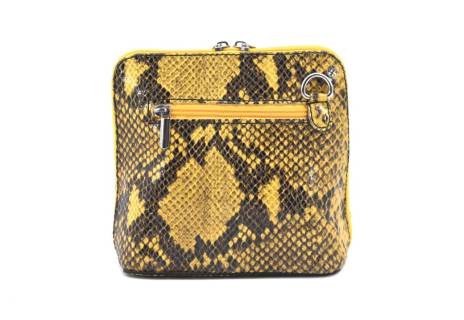 Dámská / dívčí malá  kožená kabelka  se vzorem hadí kůže Arteddy