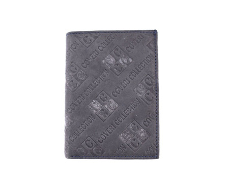 Pánská kožená peněženka Coveri - šedá