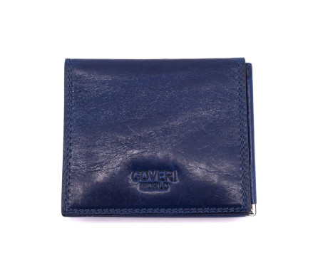Pánská kožená dolarovka Coveri World - modrá