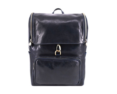 Koženy batoh s klopnou Arteddy