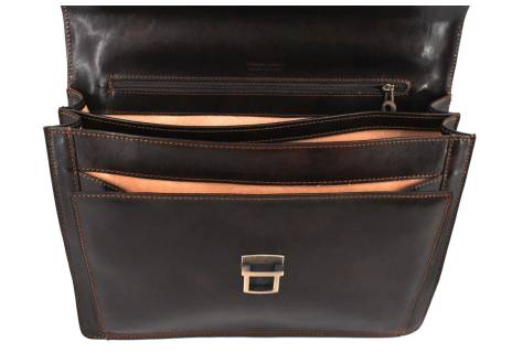 Kožená aktovka Arteddy - 2 komorová