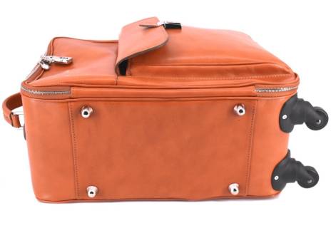 Cestovní palubní kožený kufr Arteddy 45l