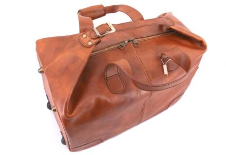 Cestovní kožena taška na kolečkách Arteddy 40l
