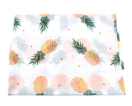 Dámský šátek s potiskem ananas