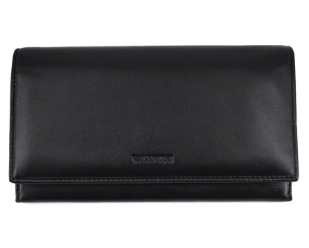 Dámská kožená peněženka Valentini - černá
