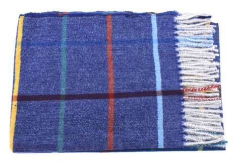 Károvaná šála s třásněmi dámská/pánská