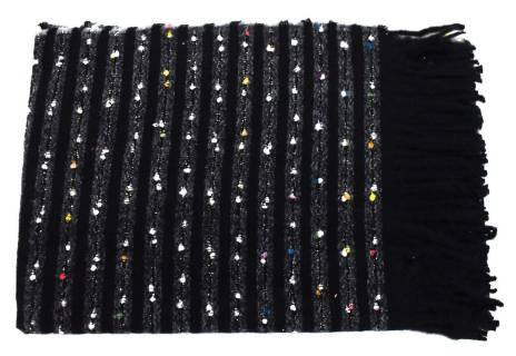 Moderní dámská šála s třásněmi