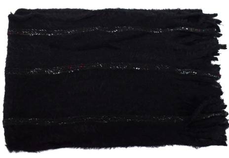 Moderní  zimní šála s třásněmi