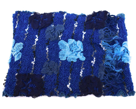 Zimní šála - modrá