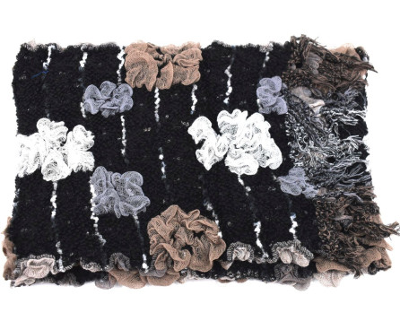 Zimní šála - černá