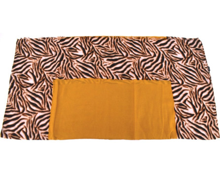 Moderní dámská šála - hořčicová