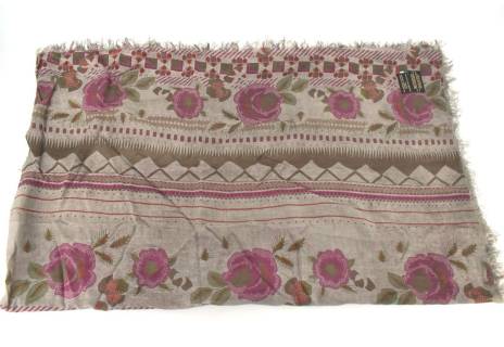 Dámský šátek Made in Italy  s květovaným vzorem