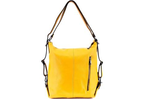 Kožená kabelka a batoh v jednom Arteddy