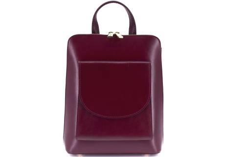 Dámský / dívčí kožený batoh a kabelka v jednom / Arteddy