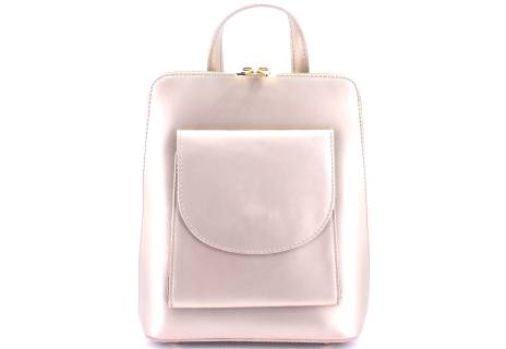 Dámský / dívčí kožený batoh a kabelka v jednom / Arteddy