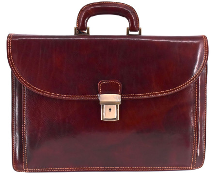 Kožená aktovka Arteddy - 2 komorová