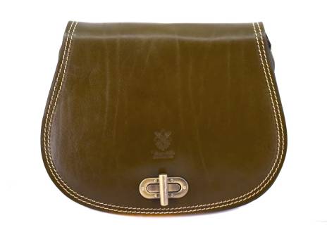 Dámská kožená kabelka s klopnou (crossbody) Arteddy