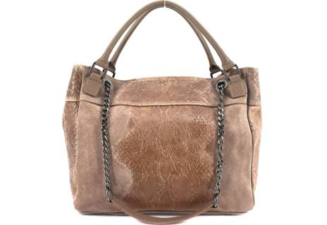 Moderní dámská kožená kabelka Arteddy s hadím vzorem