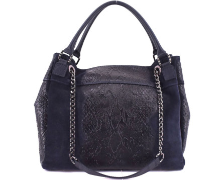 Moderní dámská kožená kabelka Arteddy s hadím vzorem