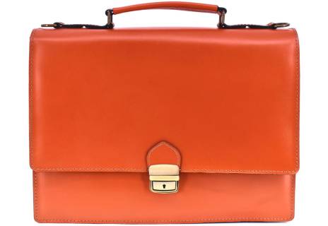 Kožená aktovka Arteddy - 2 komorová