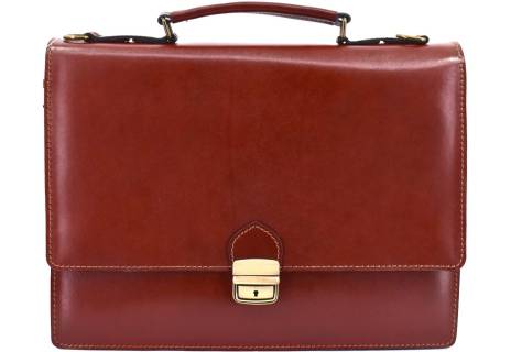 Kožená aktovka Arteddy - 2 komorová