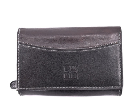 Dámská kožená peněženka Boss - černá
