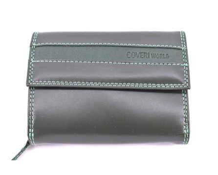 Dámská kožená peněženka Coveri World - zelená