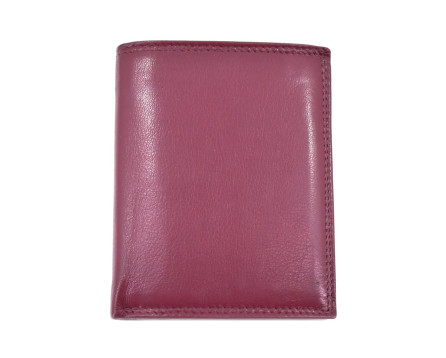Pánská kožená peněženka z pravé kůže na výšku Arteddy - vínová