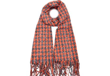 Dámská šála - oranžová