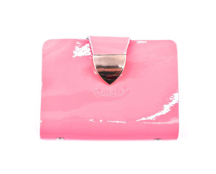 Dámská kožená  dokladovka  k uložení karet a dokladů Omely - světle růžová