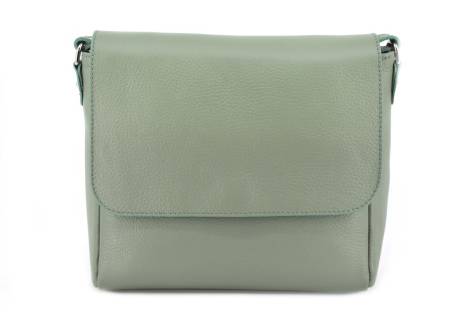 Dámská kožená kabelka crossbody s klopnou Arteddy