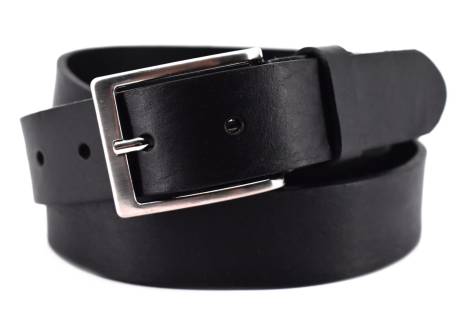 Kožený opasek  Arteddy - černá