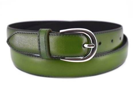 Dámský jednobarevný kožený opasek Arteddy