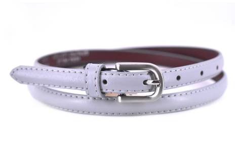 Dámský úzký jednobarevný kožený opasek Arteddy