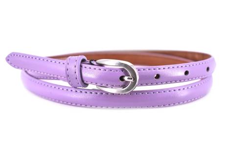 Dámský úzký jednobarevný kožený opasek Arteddy